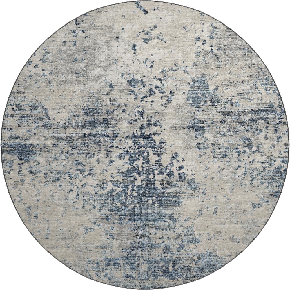 Camberly CM5 Ink 8' x 8' Round Rug. Picture 1