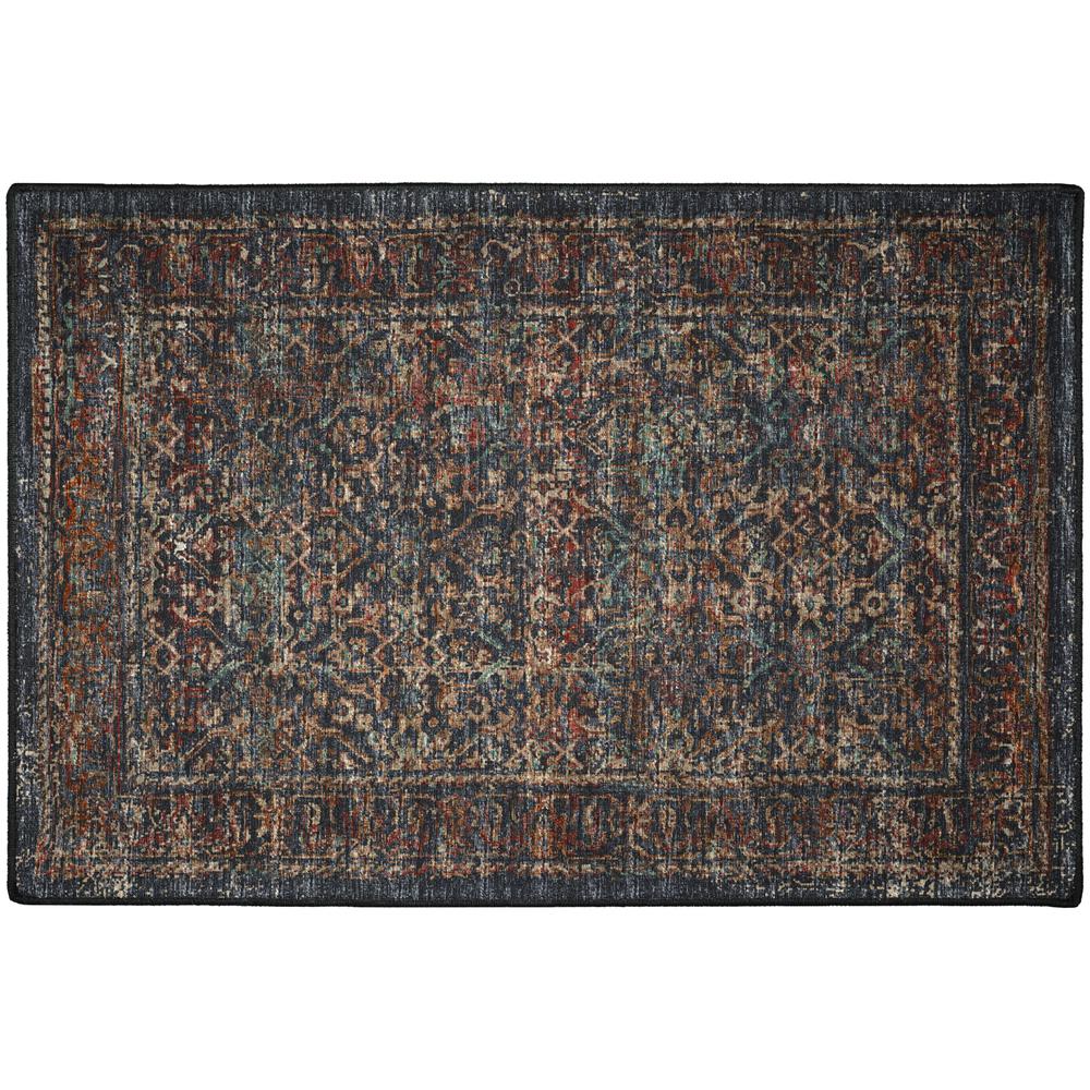 Jericho JC10 Midnight 2' x 3' Rug. Picture 1
