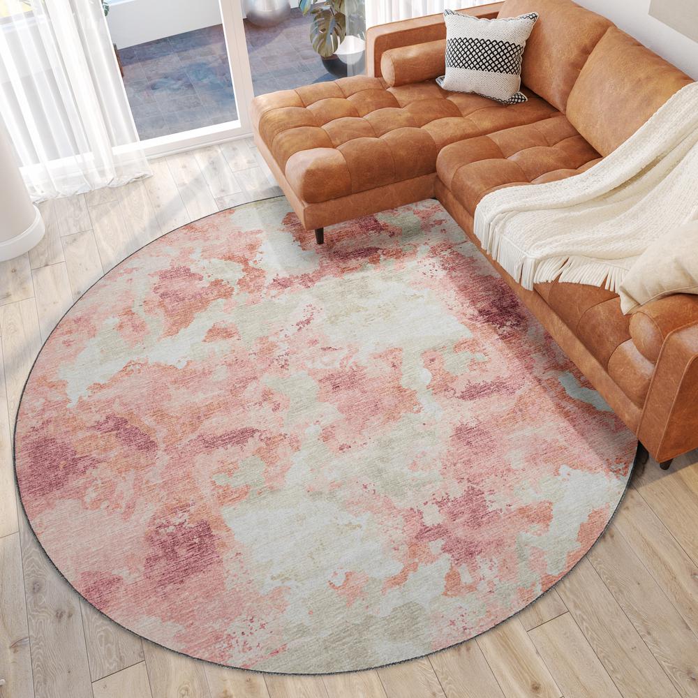 Camberly CM2 Blush 8' x 8' Round Rug. Picture 2