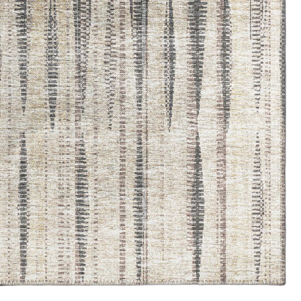 Waverly Beige Contemporary Striped 1'8" x 2'6" Accent Rug Beige AWA31. Picture 2