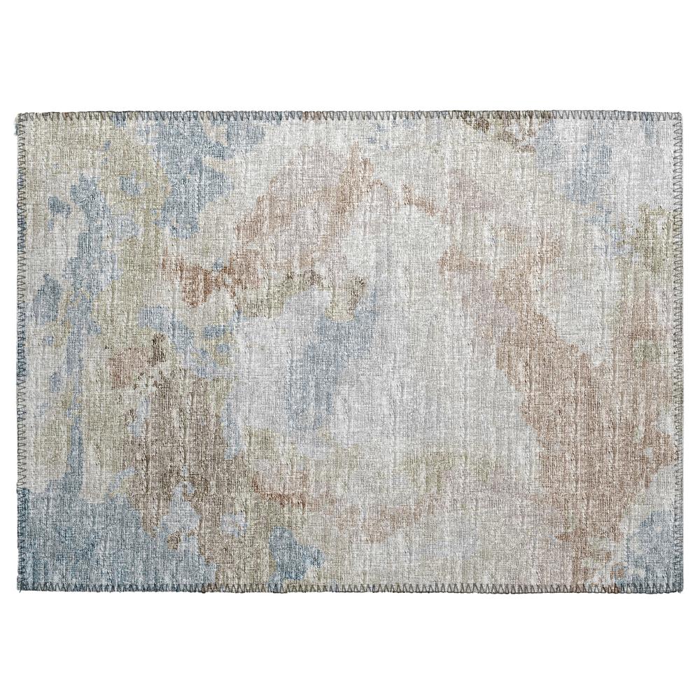 Indoor/Outdoor Accord AAC32 Moody Washable 1'8" x 2'6" Rug. Picture 1