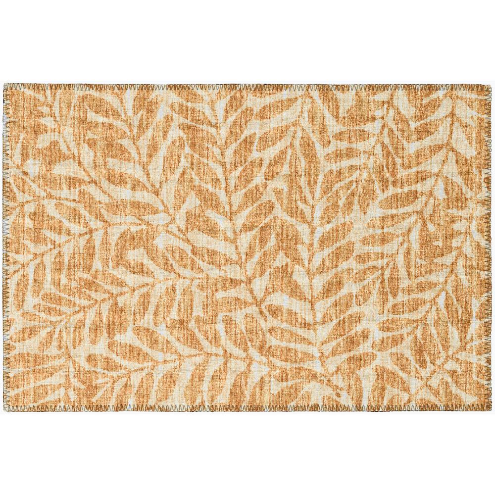 Indoor/Outdoor Sedona SN5 Wheat Washable 1'8" x 2'6" Rug. Picture 1