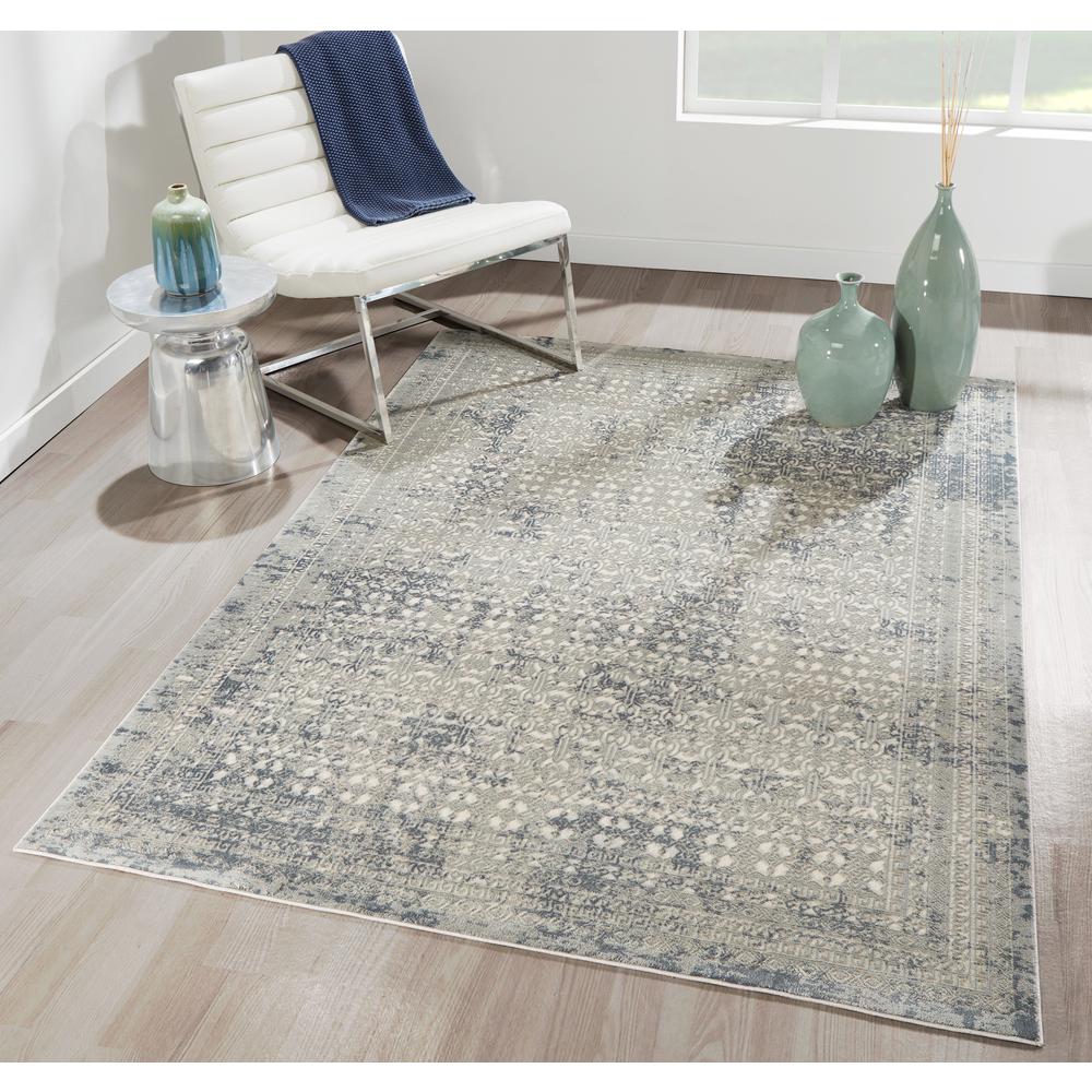 Traditional Rectangle Area Rug, Sage, 8'11" X 12'6". Picture 7