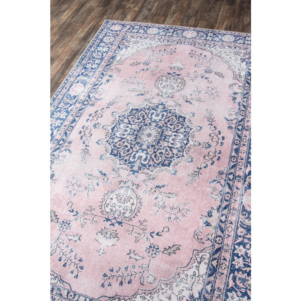 Traditional Runner Area Rug, Pink, 2'3" X 7'6" Runner. Picture 2