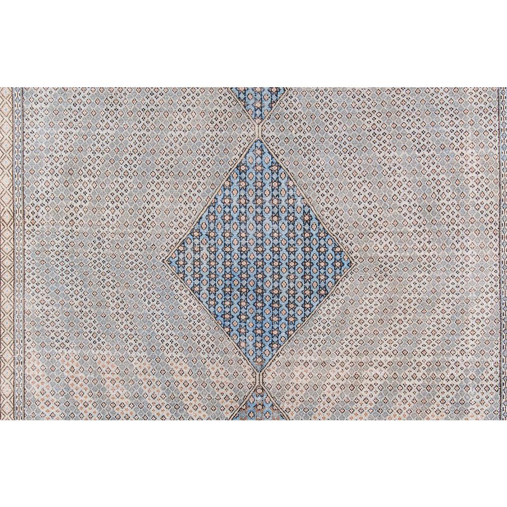 Traditional Rectangle Area Rug, Blue, 10' X 14'. Picture 7