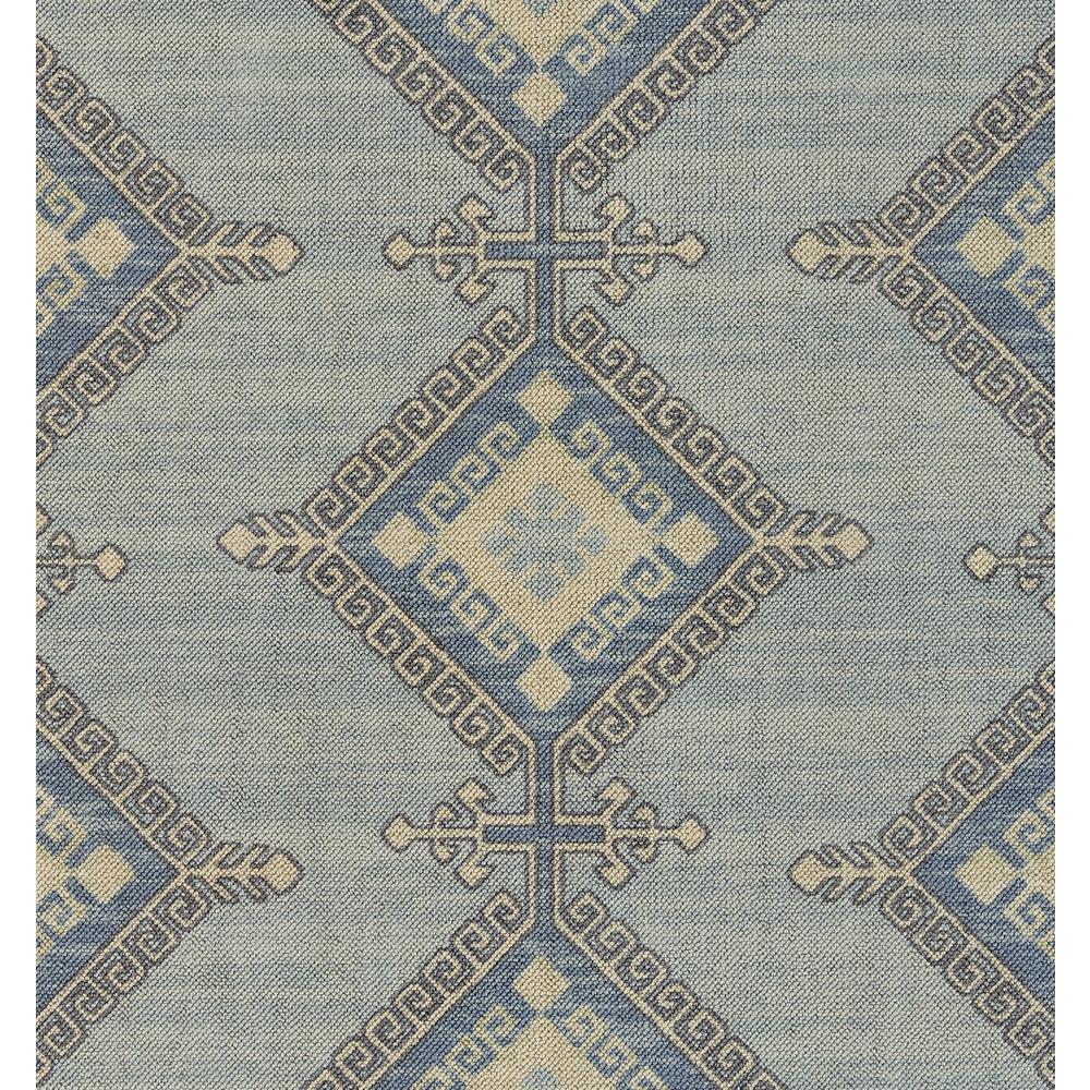 Traditional Runner Area Rug, Blue, 2'3" X 7'6" Runner. Picture 6