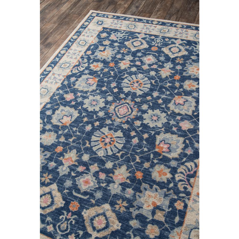 Traditional Runner Area Rug, Navy, 2'3" X 7'6" Runner. Picture 2