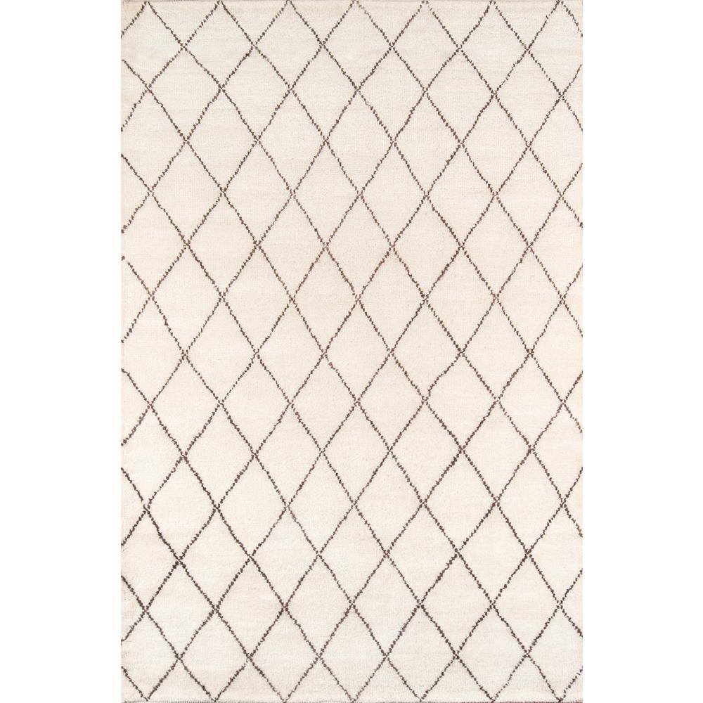 Transitional Runner Area Rug, Ivory, 2'3" X 8' Runner. Picture 1