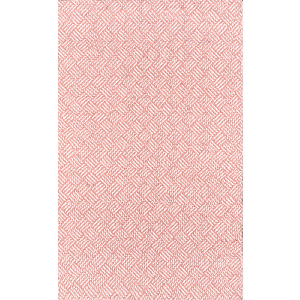 Contemporary Runner Area Rug, Pink, 2'3" X 8' Runner. Picture 1