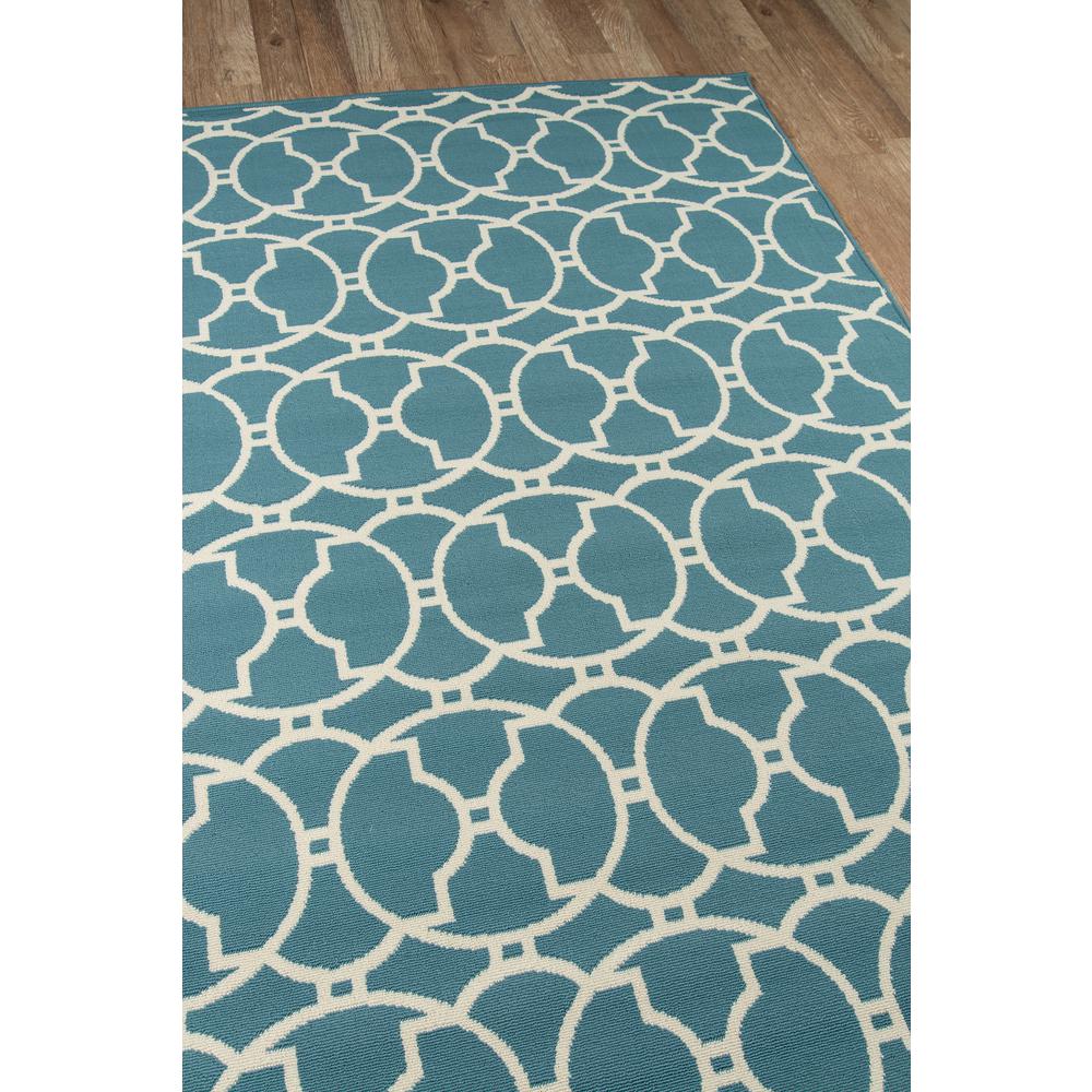 Contemporary Rectangle Area Rug, Blue, 2'3" X 4'6". Picture 2
