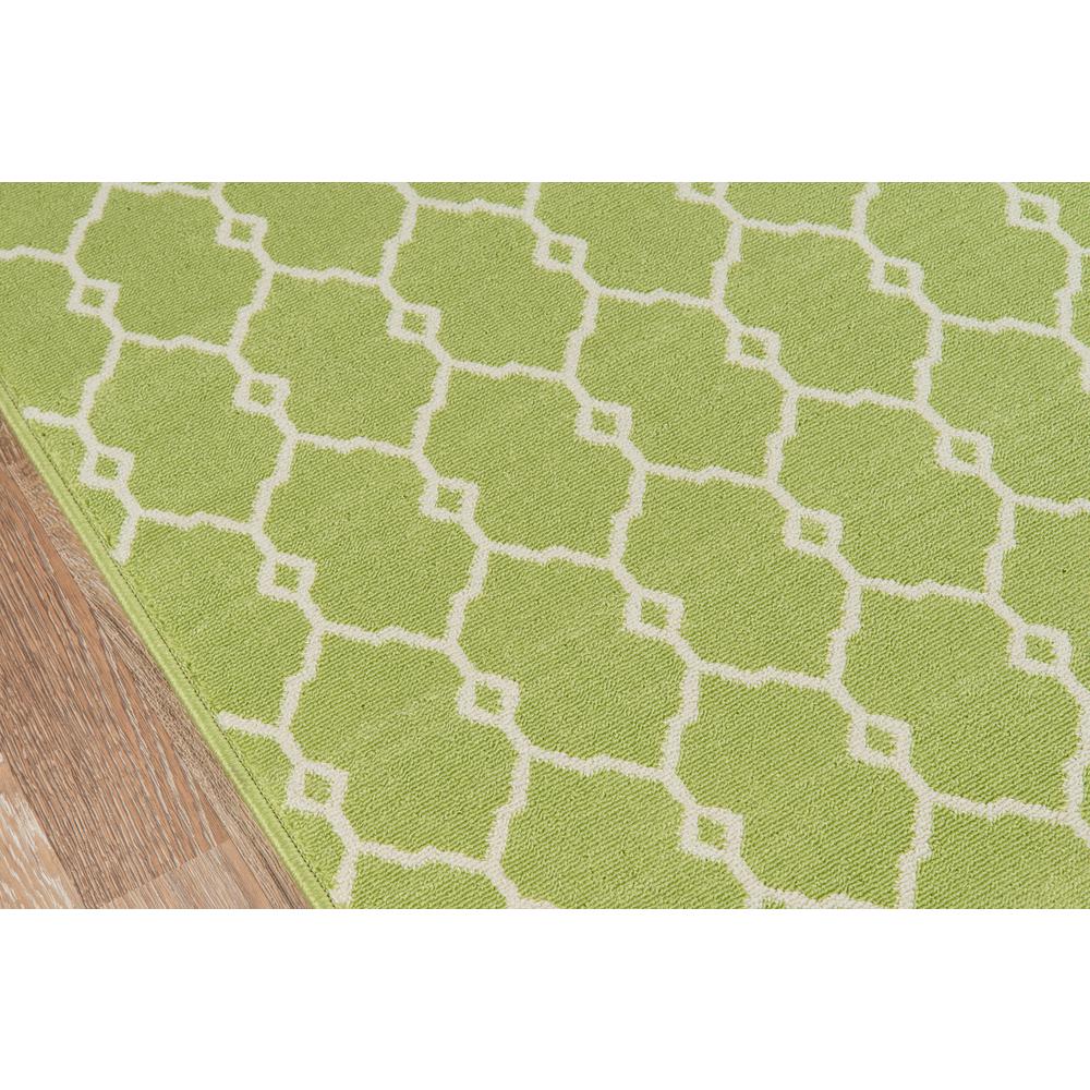 Contemporary Rectangle Area Rug, Green, 2'3" X 4'6". Picture 3