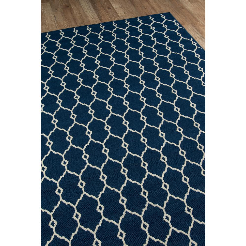 Contemporary Rectangle Area Rug, Navy, 2'3" X 4'6". Picture 2