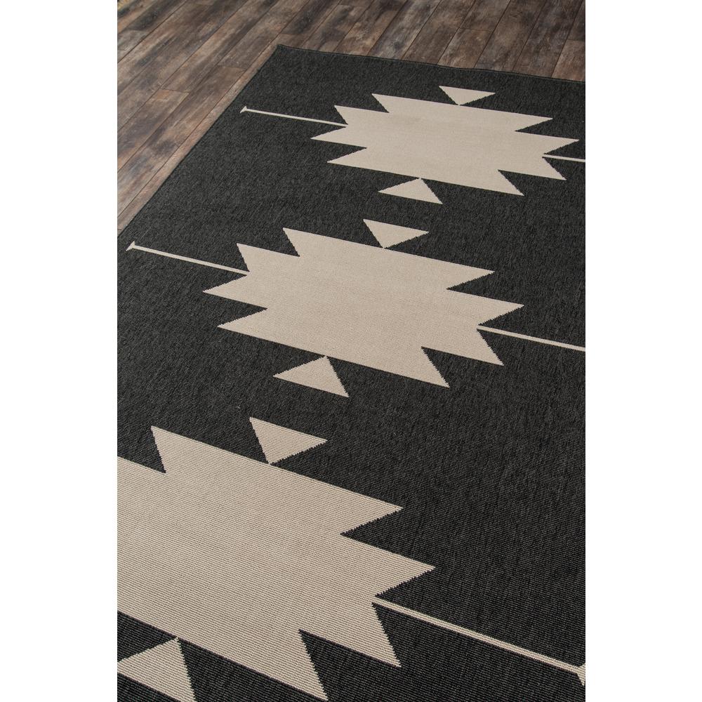 Contemporary Rectangle Area Rug, Charcoal, 2'3" X 4'6". Picture 2