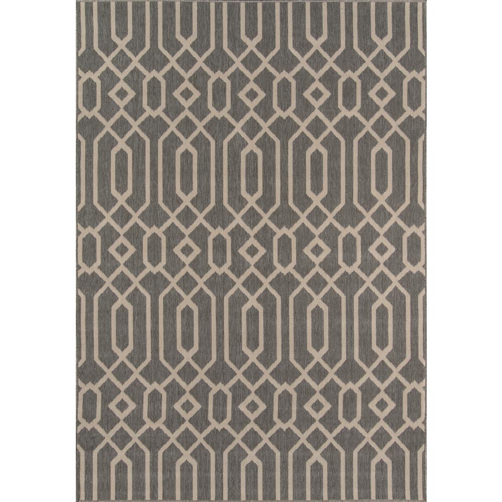 Contemporary Rectangle Area Rug, Grey, 2'3" X 4'6". Picture 1