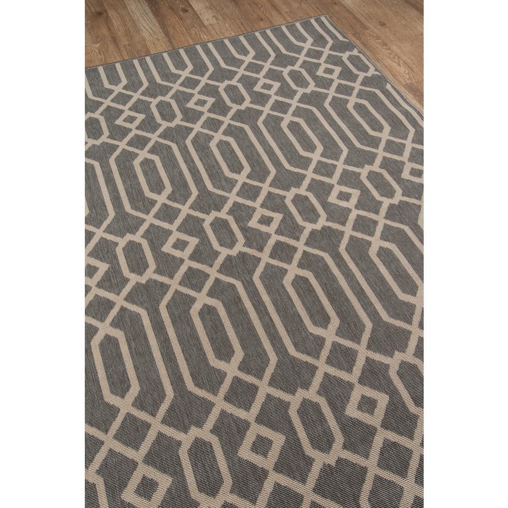 Contemporary Rectangle Area Rug, Grey, 2'3" X 4'6". Picture 2
