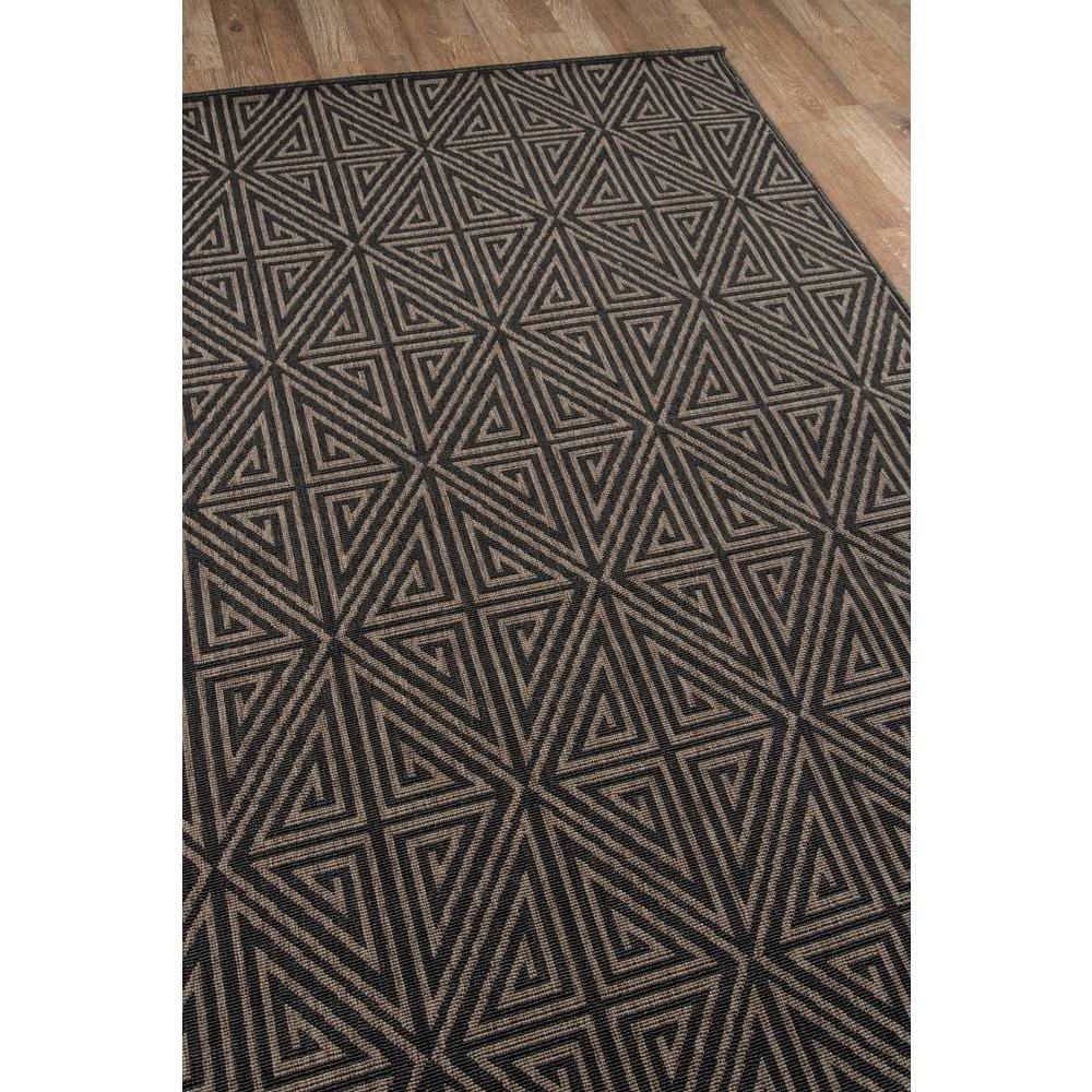 Contemporary Rectangle Area Rug, Charcoal, 2'3" X 4'6". Picture 2