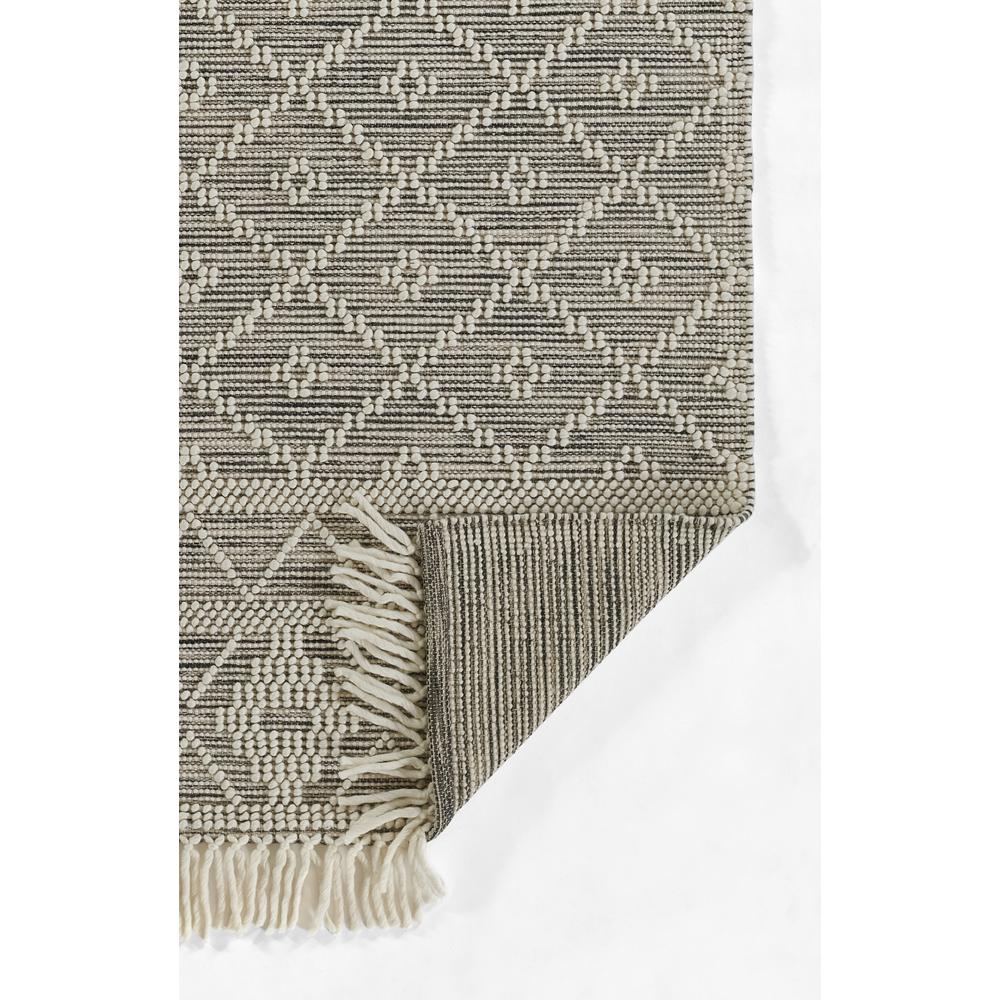 Contemporary Rectangle Area Rug, Charcoal, 2' X 3'. Picture 5
