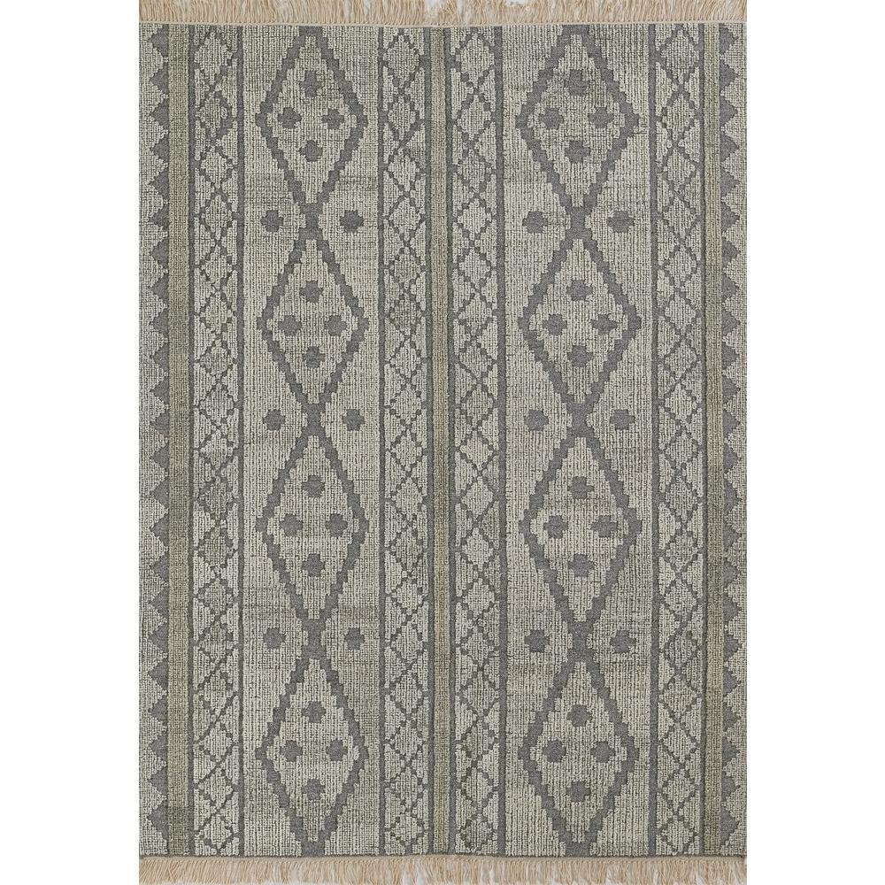 Traditional Rectangle Area Rug, Grey, 2' X 3'. Picture 1