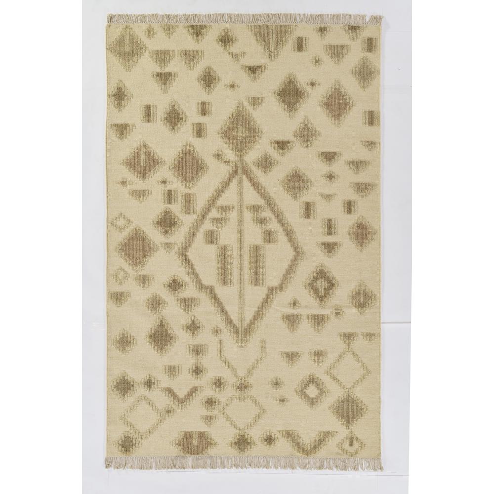 Traditional Rectangle Area Rug, Natural, 2' X 3'. Picture 1