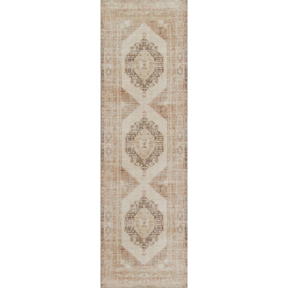 Traditional Runner Area Rug, Beige, 2'3" X 7'6" Runner. Picture 5