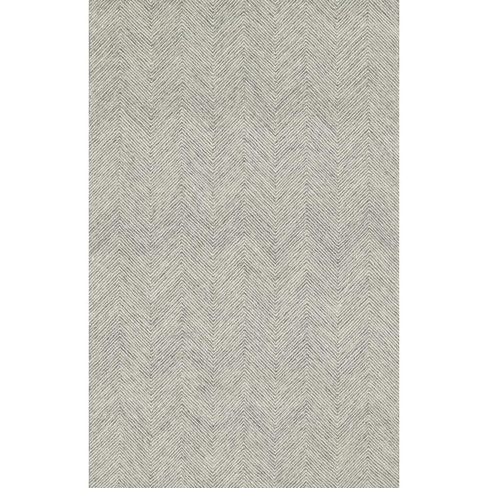 Contemporary Runner Area Rug, Grey, 2'3" X 8' Runner. Picture 1