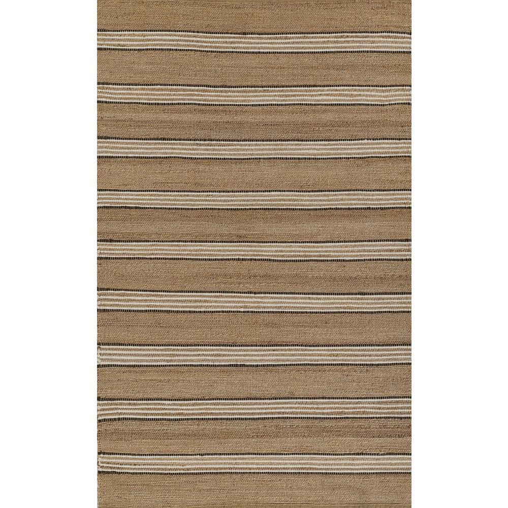 Contemporary Runner Area Rug, Brown, 2'3" X 8' Runner. Picture 1