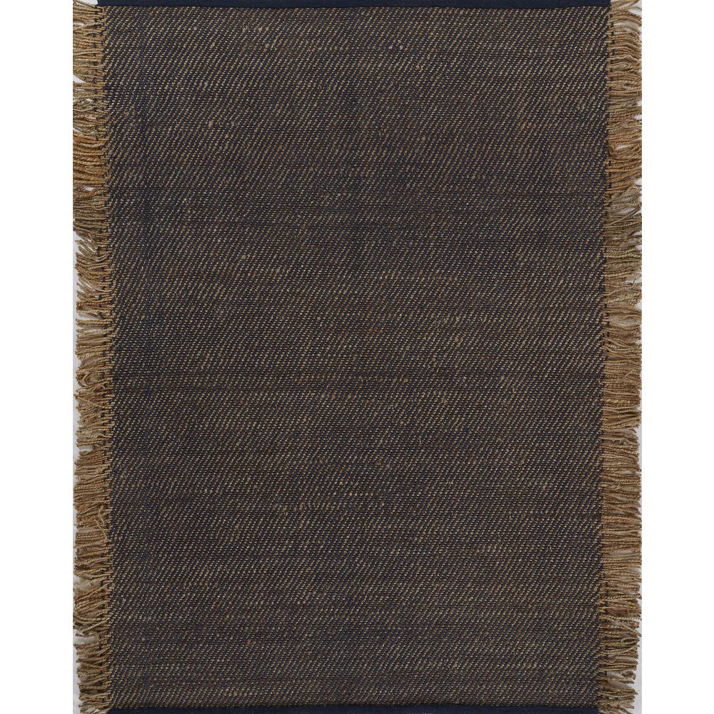 Contemporary Rectangle Area Rug, Blue, 3' X 5'. Picture 1