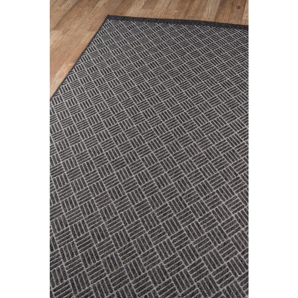 Contemporary Runner Area Rug, Charcoal, 2' X 6' Runner. Picture 2