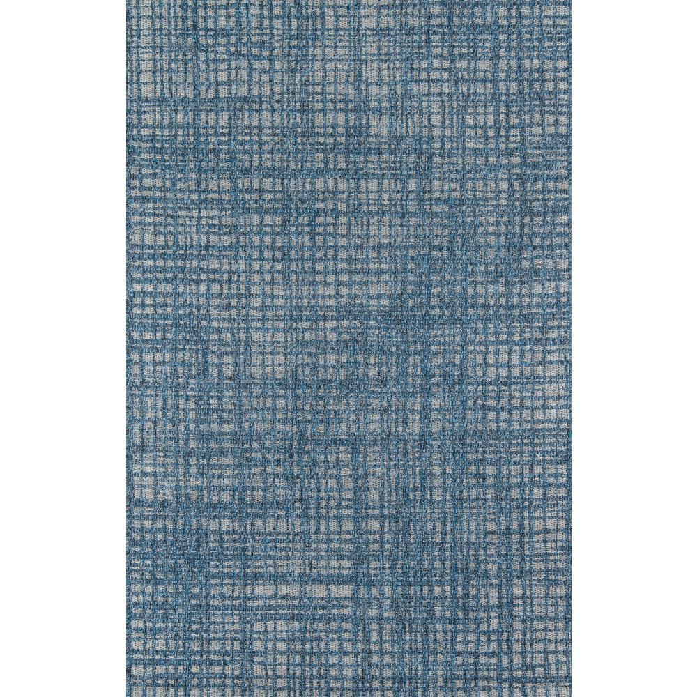 Contemporary Runner Area Rug, Blue, 2' X 6' Runner. Picture 1