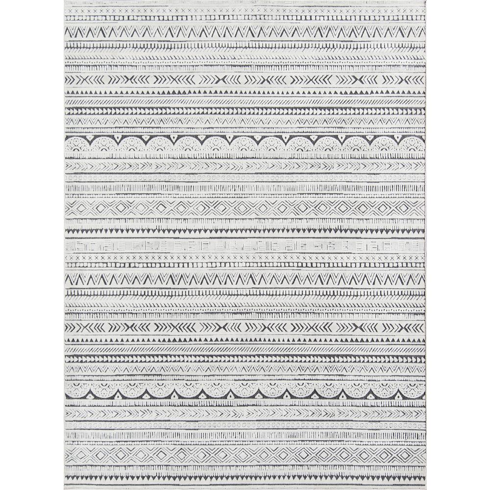 Traditional Runner Area Rug, Ivory, 2'3" X 7'6" Runner. Picture 1