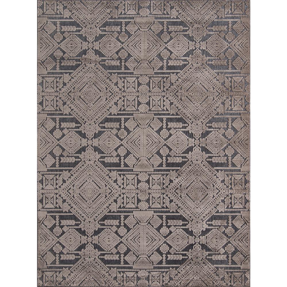 Covington Area Rug, Brown, 2'3" X 7'6" Runner. The main picture.