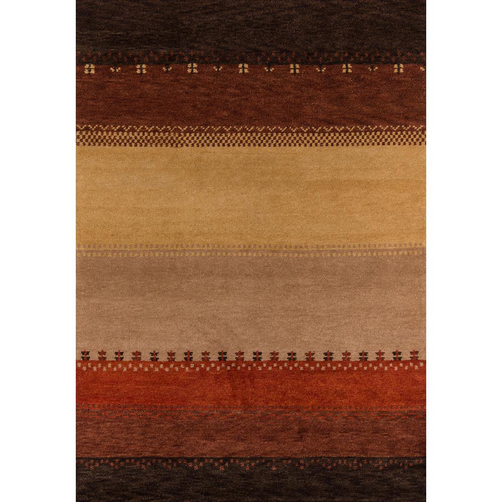 Contemporary Runner Area Rug, Multi, 2'6" X 8' Runner. Picture 1