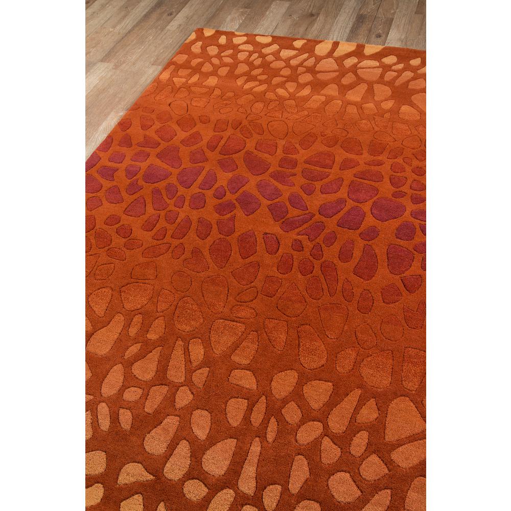 Contemporary Rectangle Area Rug, Paprika, 3'6" X 5'6". Picture 2