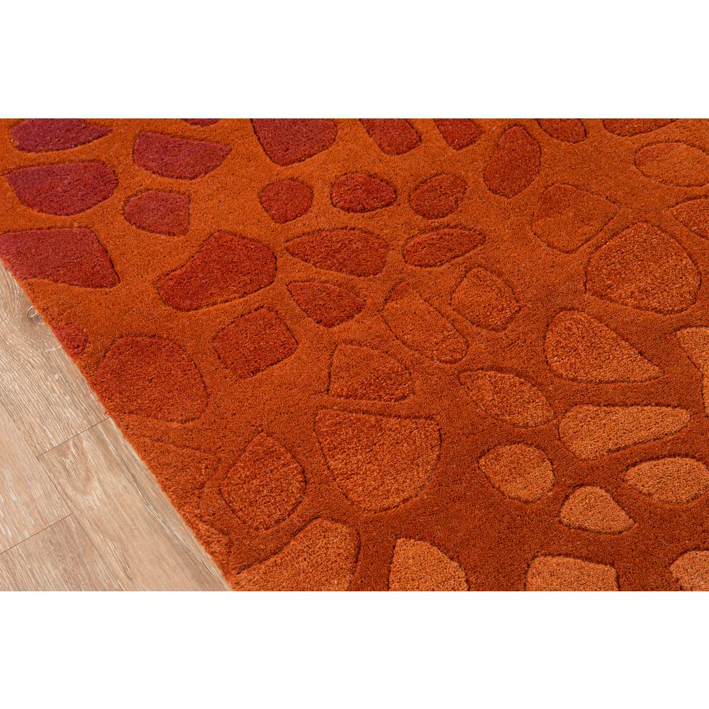 Contemporary Rectangle Area Rug, Paprika, 3'6" X 5'6". Picture 3