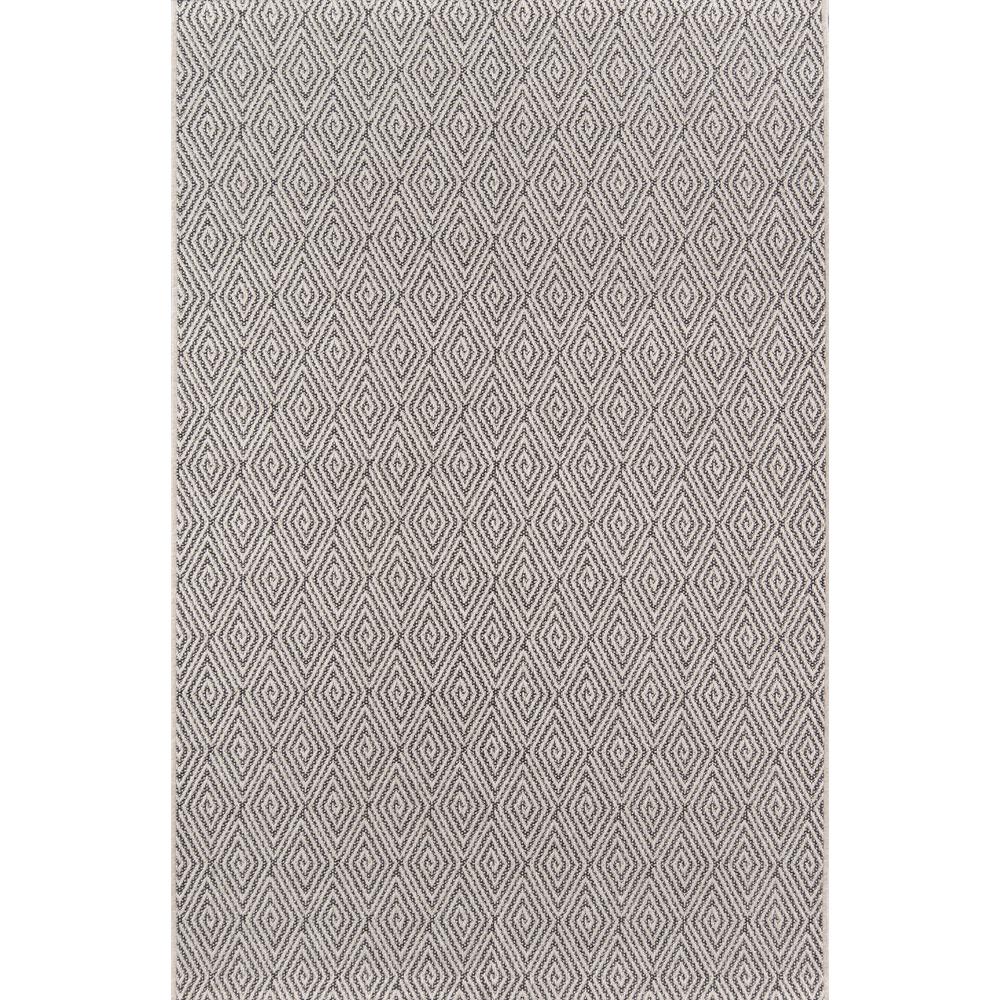 Contemporary Runner Area Rug, Charcoal, 2' X 6' Runner. Picture 1