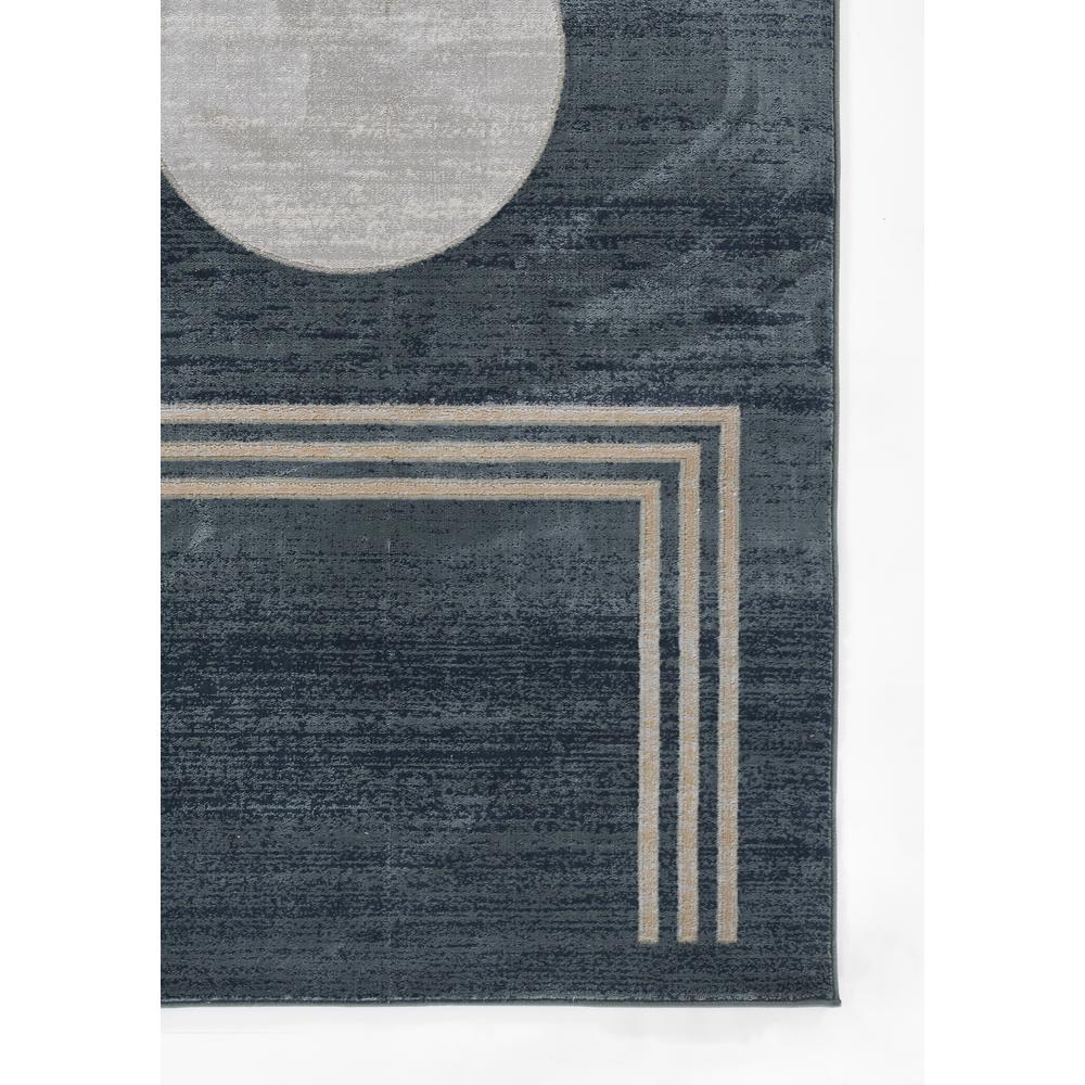 Contemporary Runner Area Rug, Blue, 2'2" X 7'7" Runner. Picture 2
