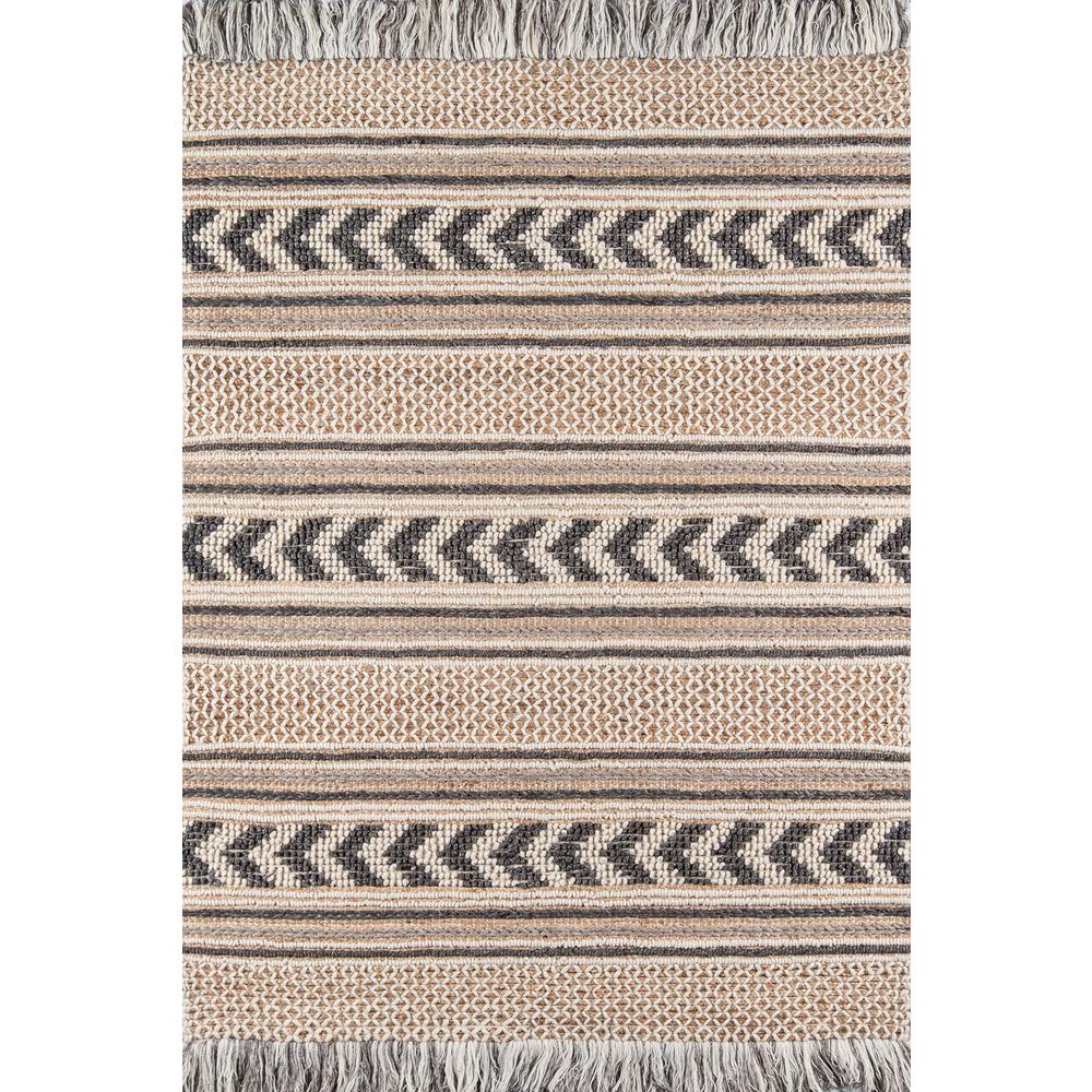 Transitional Runner Area Rug, Charcoal, 2'3" X 7'6" Runner. Picture 1