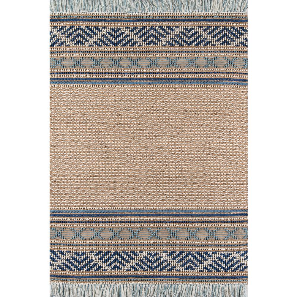 Transitional Runner Area Rug, Blue, 2'3" X 7'6" Runner. Picture 1