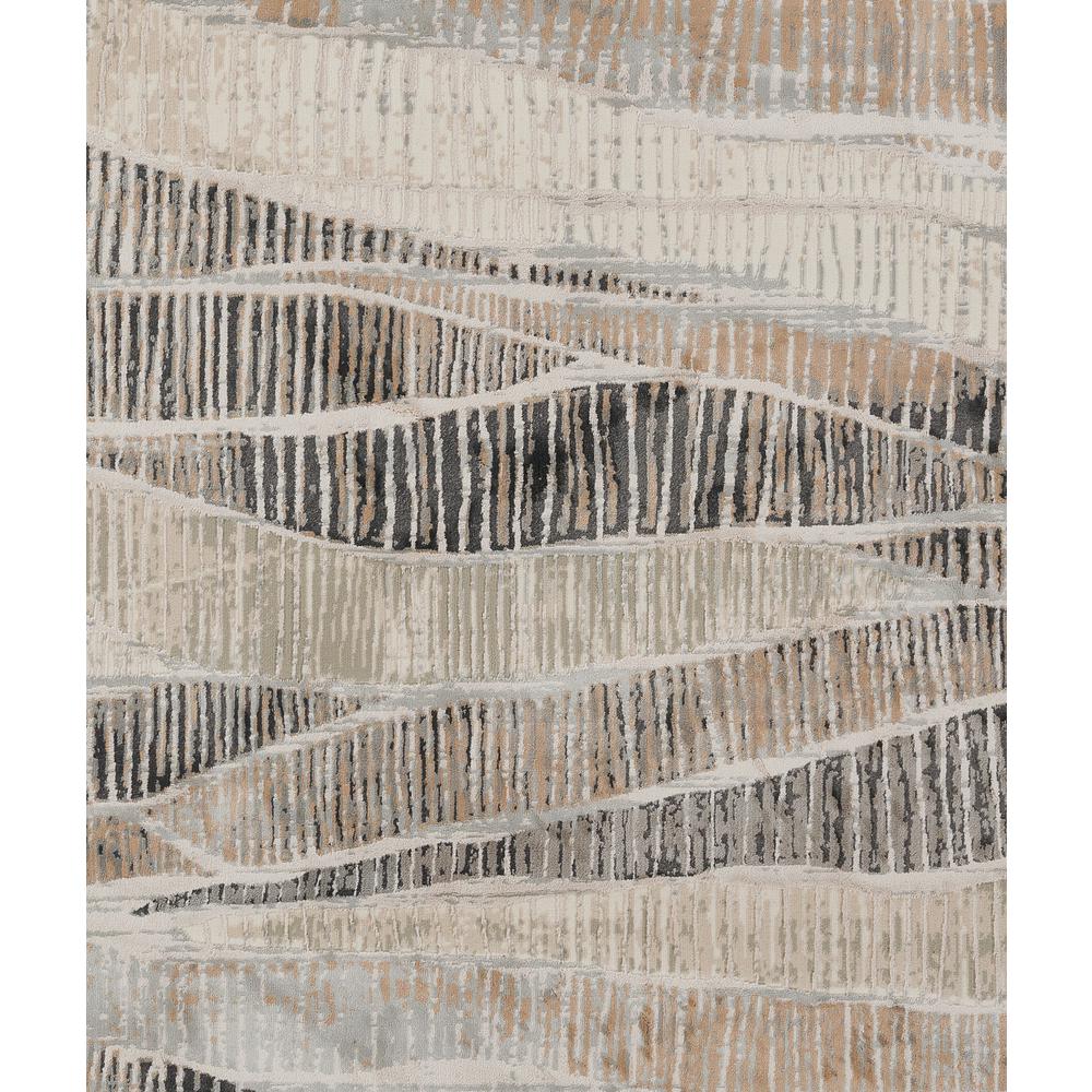 Contemporary Runner Area Rug, Grey, 2'2" X 7'7" Runner. Picture 7