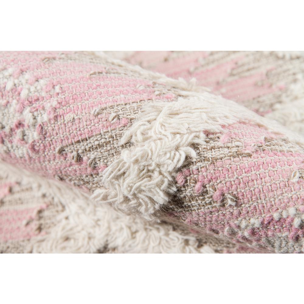 Contemporary Runner Area Rug, Pink, 2'3" X 7'10" Runner. Picture 4