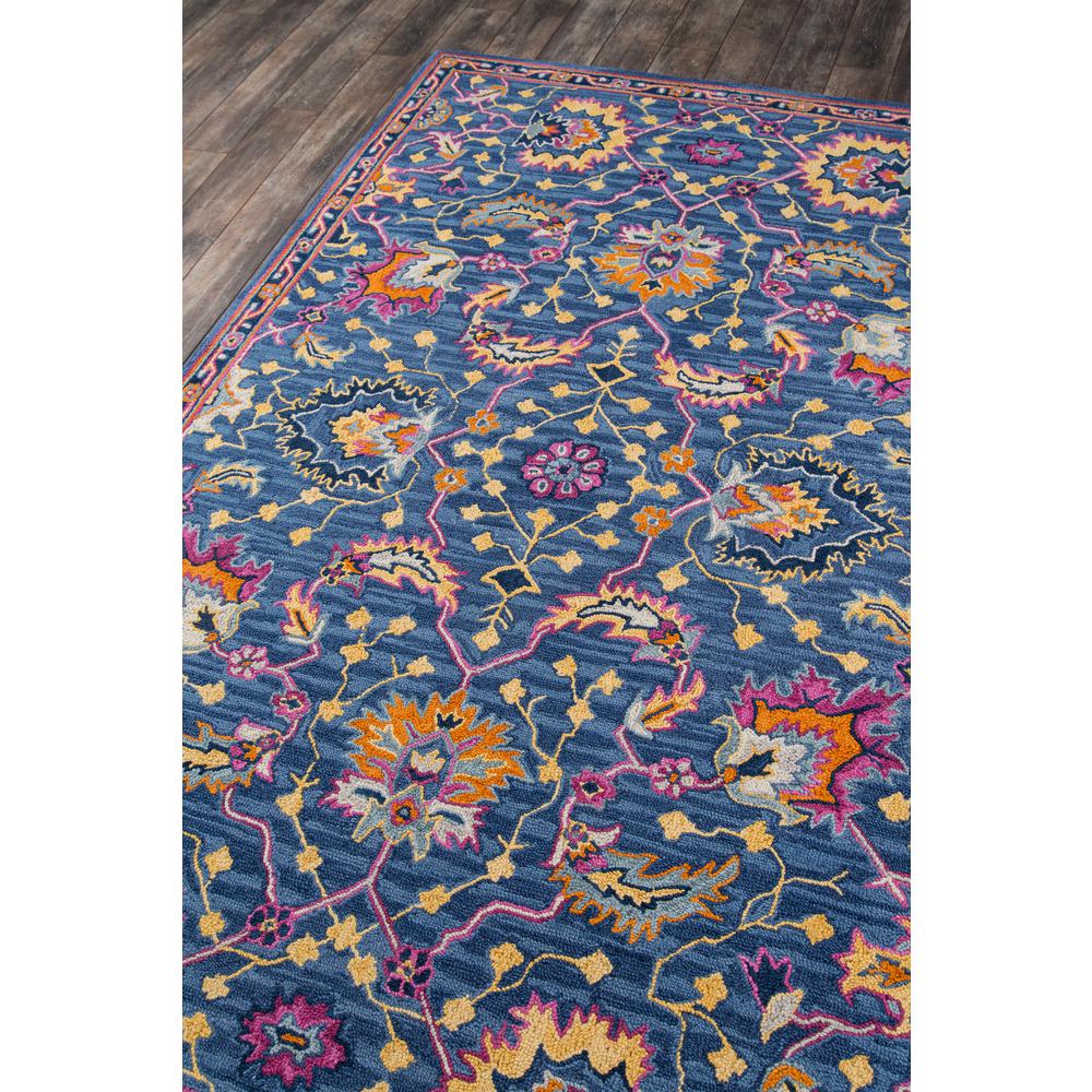 Traditional Runner Area Rug, Blue, 2'3" X 7'10" Runner. Picture 2