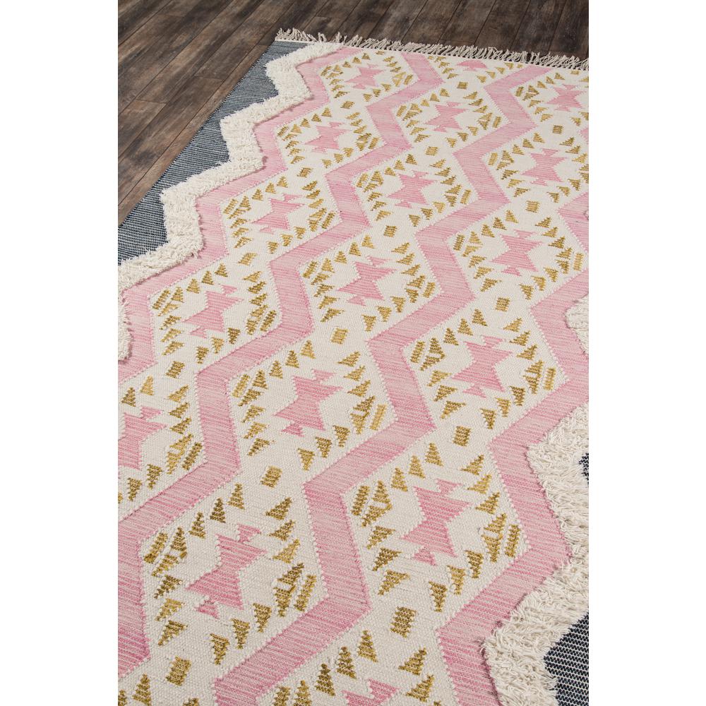 Contemporary Runner Area Rug, Pink, 2'3" X 7'10" Runner. Picture 2