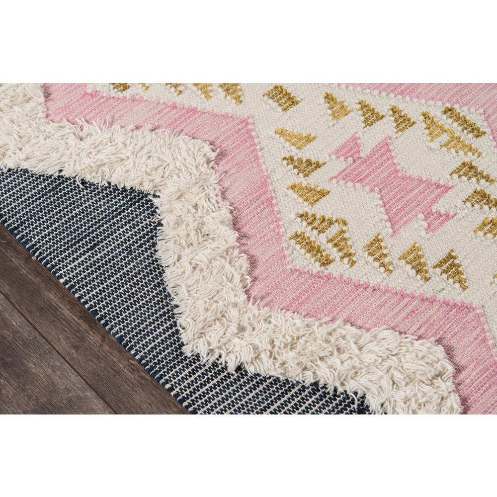 Contemporary Runner Area Rug, Pink, 2'3" X 7'10" Runner. Picture 3