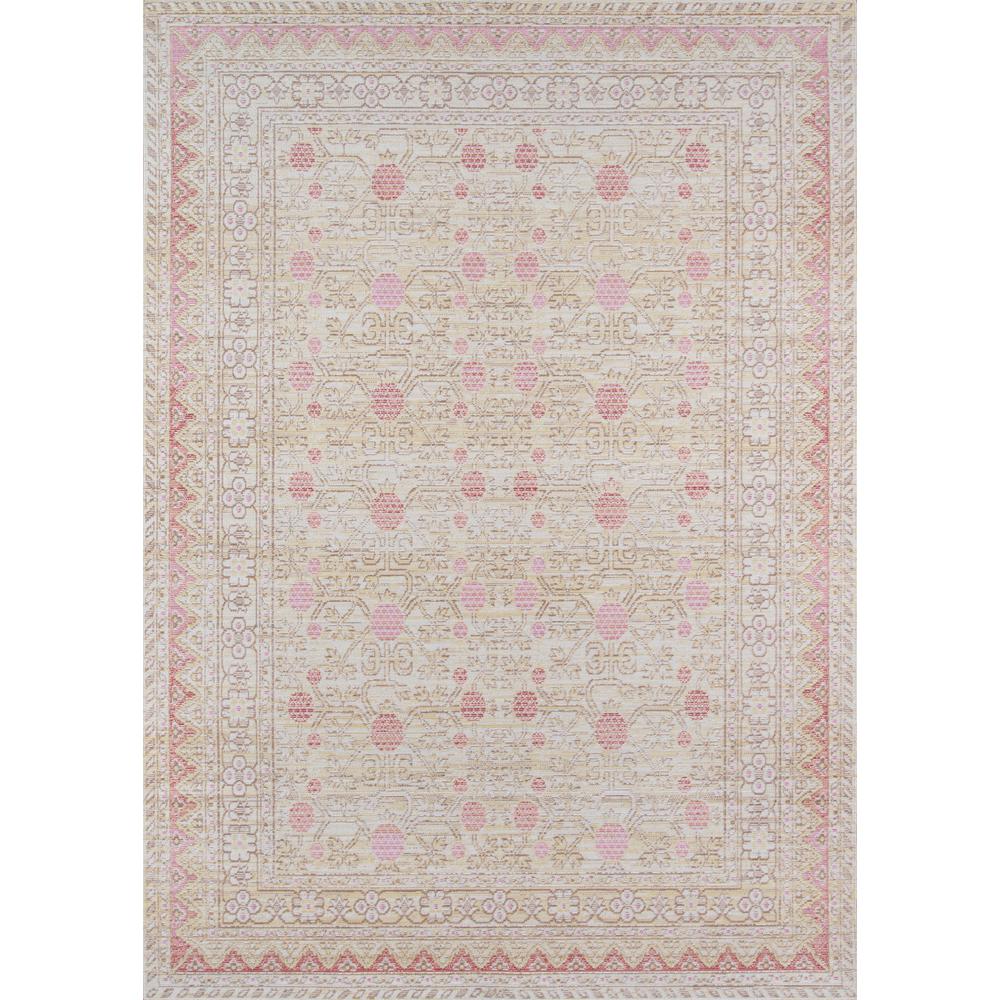 Isabella Area Rug, Pink, 2'7" X 8' Runner. The main picture.