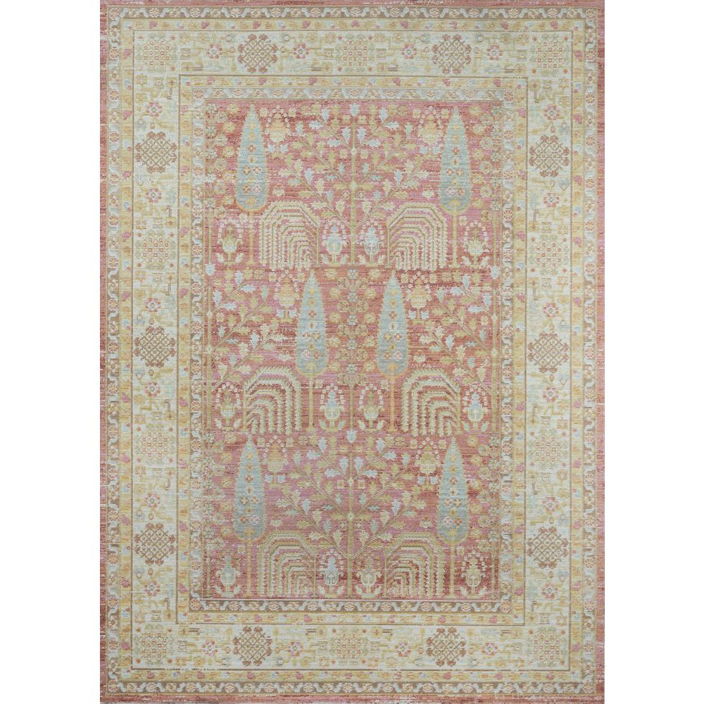 Traditional Runner Area Rug, Pink, 2'3" X 8' Runner. Picture 6