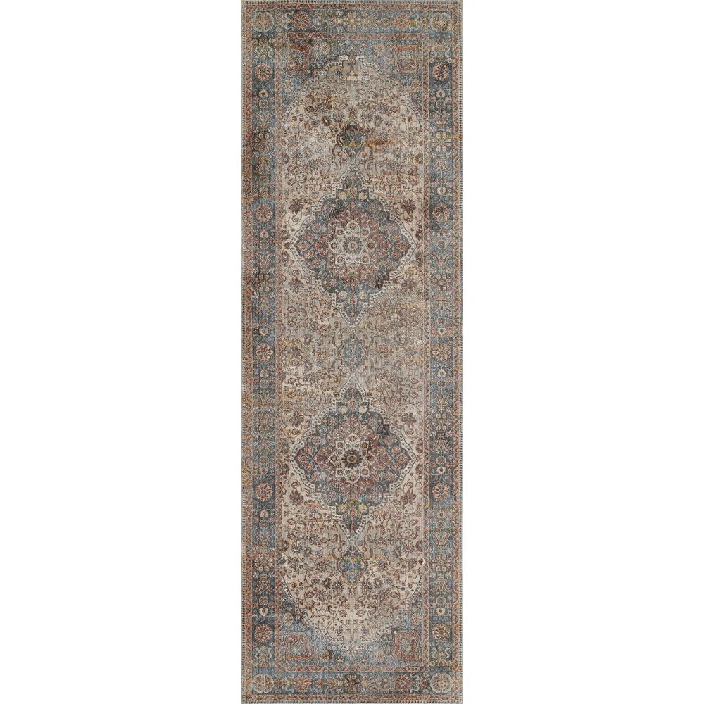 Traditional Runner Area Rug, Multi, 2'6" X 8' Runner. Picture 5