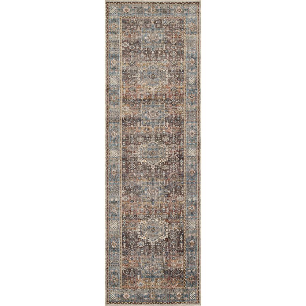 Traditional Runner Area Rug, Multi, 2'6" X 8' Runner. Picture 4