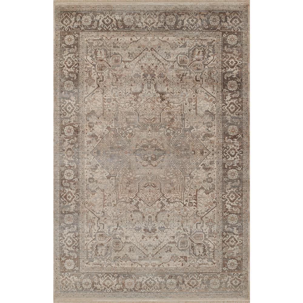 Traditional Runner Area Rug, Grey, 2'6" X 8' Runner. Picture 1