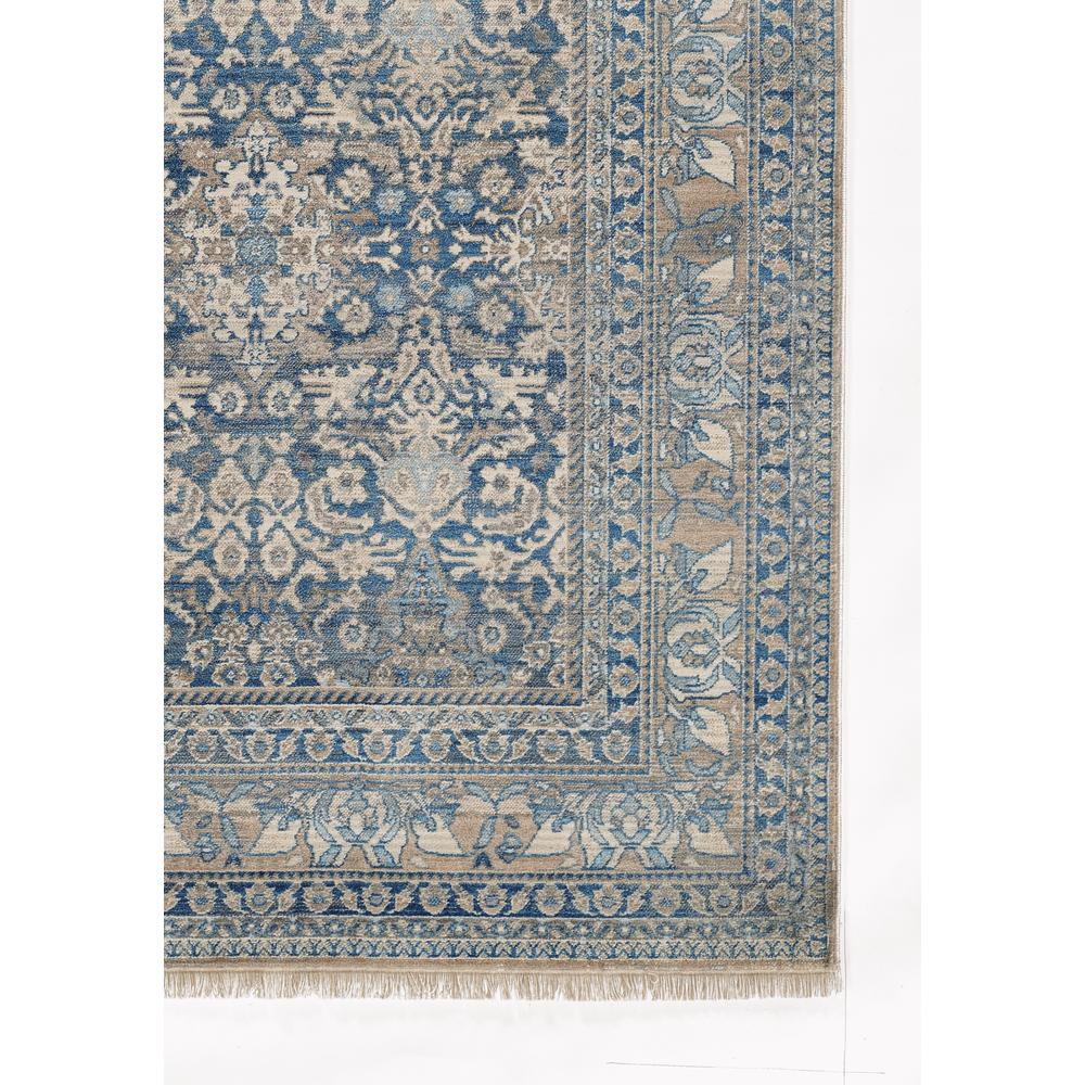 Traditional Runner Area Rug, Blue, 2'6" X 8' Runner. Picture 2