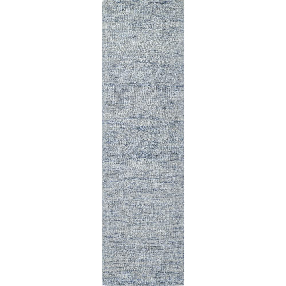 Contemporary Rectangle Area Rug, Light Blue, 2' X 3'. Picture 5